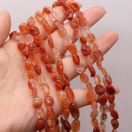 New Style Natural Stone Irregular Red Agate Loose Beads For DIY Jewelry Making Necklace Bracelet Earrings Accessory