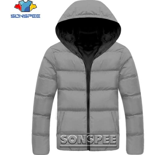 SONSPEE Men's Parkas With A Hood