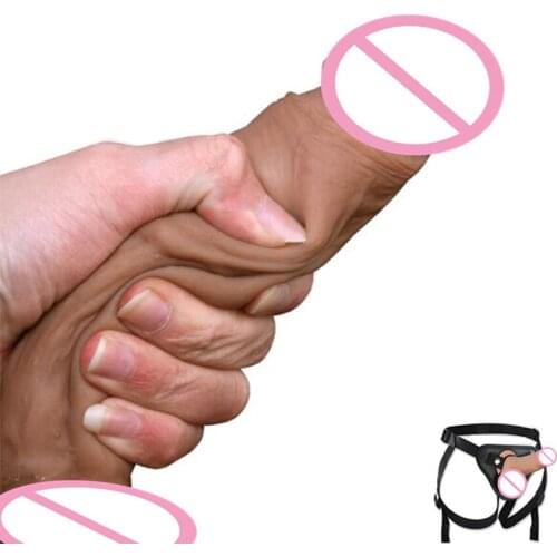 Super Soft Realistic Penis with Suction Cup Silicone Artificial Male Dick Strapon Anal Dildos Sex Toys For Women Masturbator
