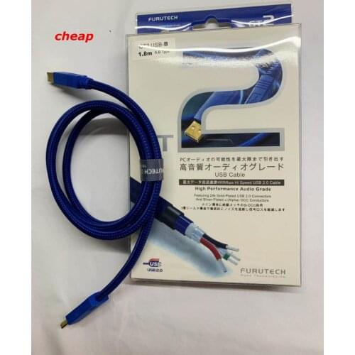 Hifi Furutech GT2 USB Cable USB 2.0 Cables USB-B Silver-Plated OCC Copper A-B usb audio cable