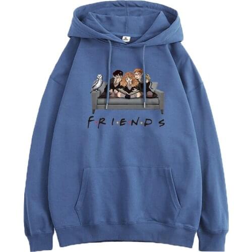 Friends Print Woman Hoodies Long Sleeve Autumn Sweatshirts Fashion Harajuku Clothing K-pop Casual Pullovers 2021 New Retro Tops