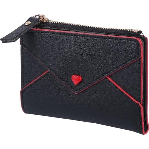 1pc Cash Wallet PU Wallet PU Square Card Wallet Change Wallet for Cards Coins