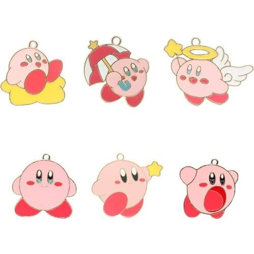 10pcs/Lot Cartoon Pig Diy Handmade Oil Enamel Charms Design for Jewelry Making Earring Bracelet or Necklace