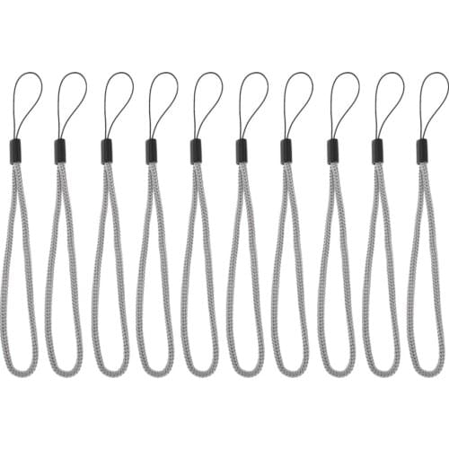 17cm Camping 10pcs Hand Wrist Strap Cord Paracord Lanyard Rope For Flashlight