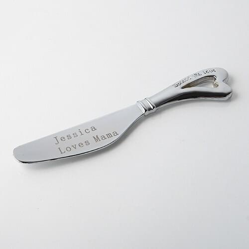 200pcs Creative "spread the love" stainless steel heart butter knife wedding favors and party gifts guest
