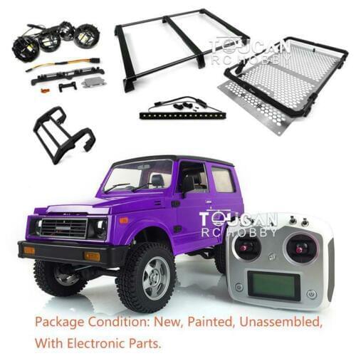 Capo Crawler 1/6 RC SIXER1 Samurai Jimny Car Servo Radio Motor Roof Rack Light THZH0552