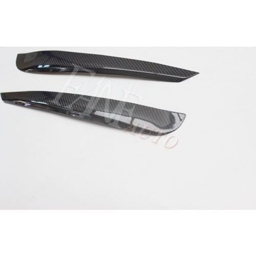 Carbon Fiber Headlight Cover Eyebrows Eyelids for Volkswagen Golf 6 MK6 GTI R20 2010-2014