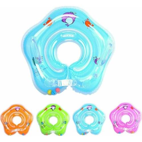 Baby Swim Ring Bath Ring Infant Swimming Pool Bath Shower Neck Floating Inflatable Ring Circle Toy Hot Sell