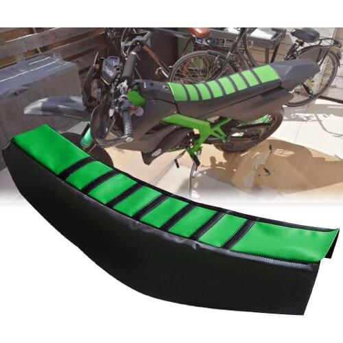 For KAWASAKI KX65 KX80 KX85 KX125 KX250 KX250F KX450F KX 65 80 85 125 250 250F 450F 2000-2019 Motorcycle Rubber Soft Seat Cover