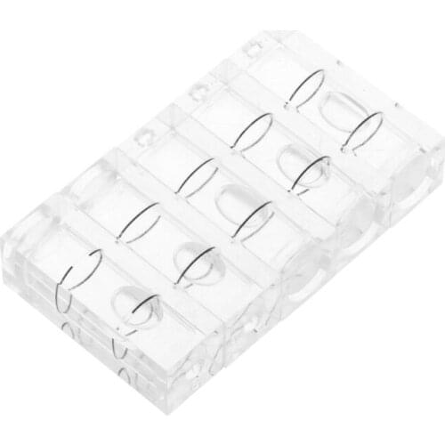 5 Pcs 10x10x29mm Universal VIAL Square Bubble Level Tripod Measuring Camera