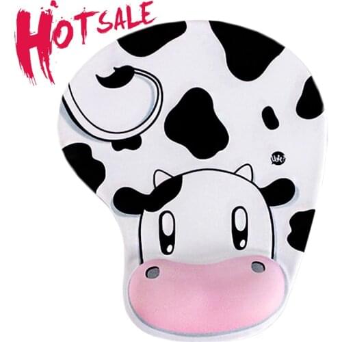 Hot Sell Thicken Cartoon 3D Comfy Wrist Mouse Pad For Optical / Trackball Mat Mice Pad Computer For Cs Go Gaming Mouse Pad