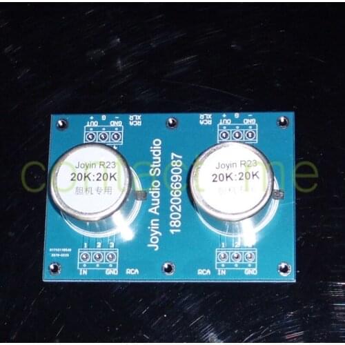 20K: 20K imitating JENSEN calibration audio signal isolation transformer, used for tube digital HIFI amplifier, distortion 0.08