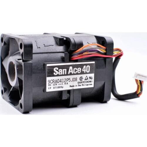 Brand new original 9CRA0412P5J08 4cm 40x40x56mm 4056 DC12V 1.40A Server cooler cooling fan