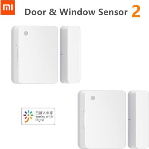 Original Xiaomi Door Window Sensor 2 Bluetooth 5.1 Light Detection Opening/Closing Records Overtime Unclosed Reminder Mijia App