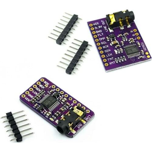 PCM5102 PCM5102A DAC Sound Card Board pHAT 3.5mm Stereo Jack 24 Bits Digital Audio Module for Raspberry Pi Beyond