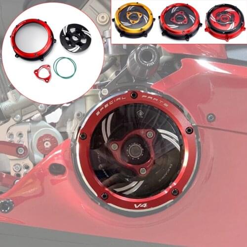 Engine Clear Clutch Cover Spring Retainer R For Ducati Panigale V4 V4S V4 Speciale 2018 2019 2020 2021 Clutch Pressure Plate