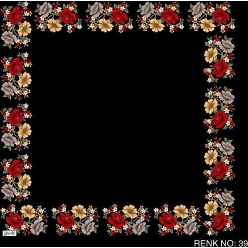 REYYAN HOLLOW 90 X90 CM POŞETLİ WRITING-DESEN-12965-RENK-39