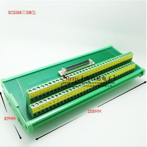 SCSI68 Core DB Type Adapter Board Terminal Board Wiring Module Relay Module Distributor Wiring Block