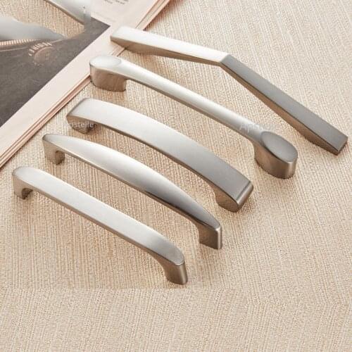 Silver Kitchen Drawer Hardwares European Fashion Zinc Alloy Closet Dresser Pulls Cabinet Cupboard Knobs Antique