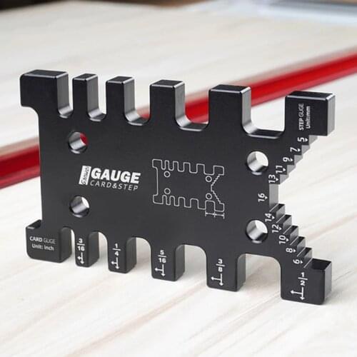 Aluminum Alloy Dovetail Tenon Caliper Metric & Scale Saw Measuring