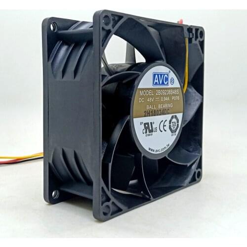 2B09238B48S For AVC 9238 48V Double Ball Inverter Fan 9cm High Speed and Large Volume PWM Fan
