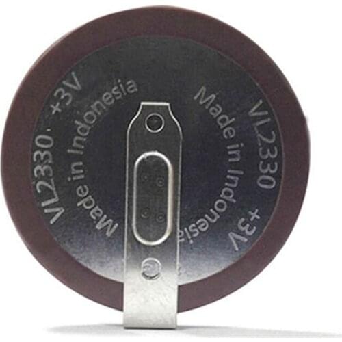 VL2330 Rechargeable Lithium Battery Coin Cell for Car Key Button For PANASONIC