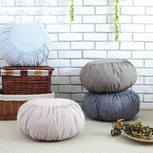 Japan&Korean cotton&linen Pumpkin Cushion pillow futon removable&Washable sofa cushions tatami meditation Cushion Yoga cushion