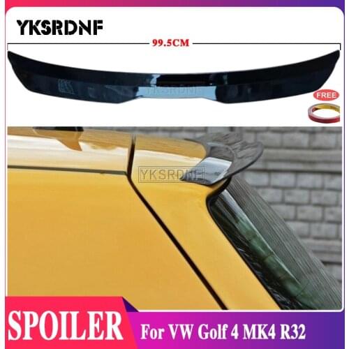 YKSRDNF For VW Volkswage Golf 4 IV MK4 Standard and R32 1998-2004 2005 2006 ABS Plastic Gloosy Black Car Tail Wing Decoration