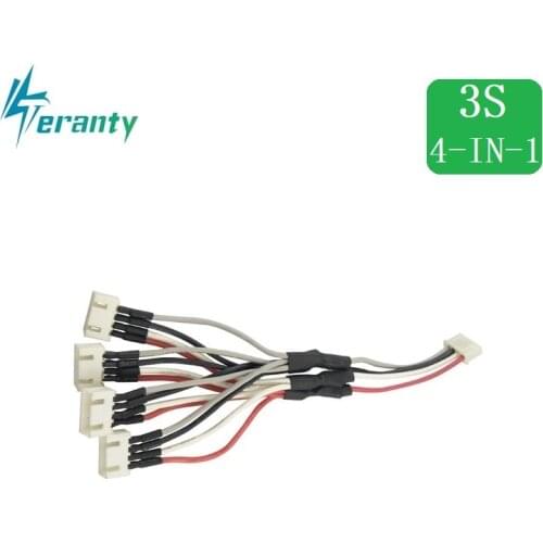 Lipo Battery Charging Units 7.4v 11.1v ( 4 in 1) Balance Charger Cables for X8C X8W X101 A959 A969 A979 K929 H501S 2s 3s Charger