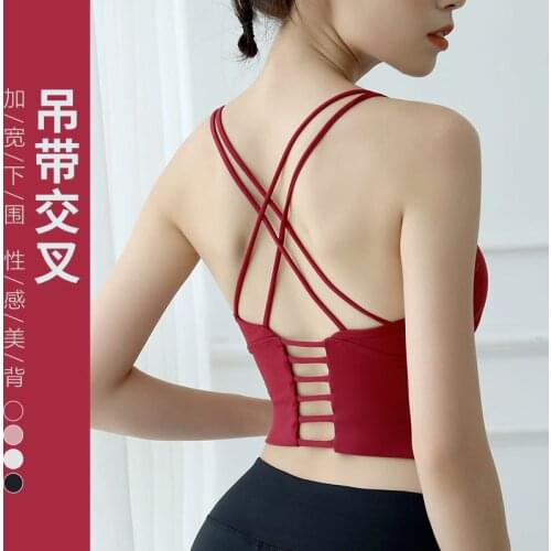 2019 gather sports bra bra running fitness vest yoga sports underwear female