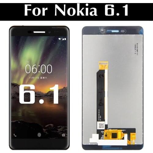 5.50" LCD For Nokia 6.1 TA-1043/1045/1054/1050/1068 LCD Display Touch Screen Assembly Replacement