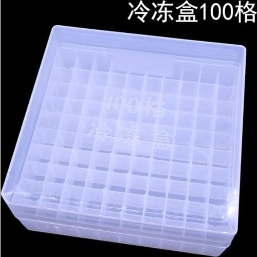 1.8ml Laboratory Lab Plastic 100 Sockets Centrifuge Tube Stand Holder Box 12.5X12.5mm Grid Size