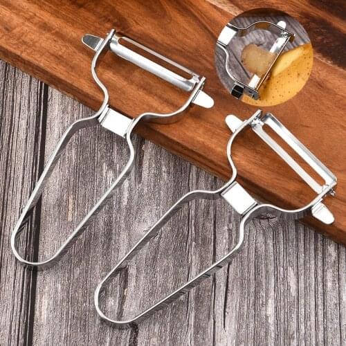 1pc Stainless Steel Peeler Peeling Knife Potato/carrot Melon Fruits and Vegetables Household Peeler Kitchen Tools