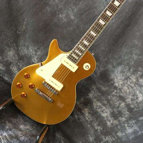 2021 new Wholesale and retail new P90 pickups with gold pattern. Left hand guitar electric guitar. High quality. Free shipping