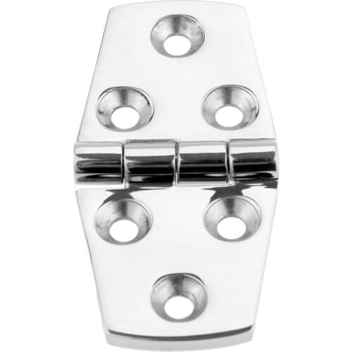 Gohantee 3" Stainless Steel Boat Marine Grade Flush Door Window Hatch Compartment Hinge Silver Rowing Boats Accessories Marine