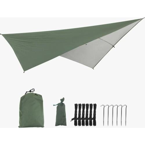 Large Size and Small Size Outdoor Camping Anti-UV and Waterproof Sun Shelter Canopy Tarp Beach Tent