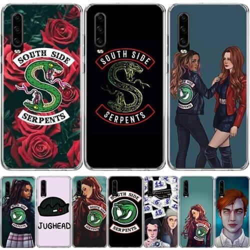 Riverdale TV South Side Serpents Phone Case For Huawei Mate 30 20 10 P40 P30 P20 P10 Pro Lite P Smart Z Plus 2019 2018 Cover Coq