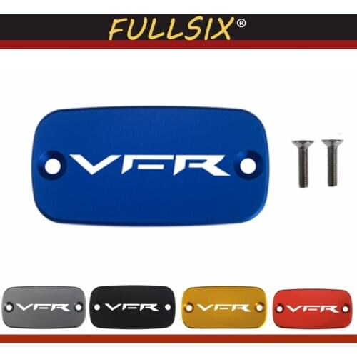 CNC Aluminum Motorcycle Brake Fluid Fuel Reservoir Tank Cover Cap FOR HONDA VFR800X Crossrunner/VFR1200X Crossrunner 2014-2017