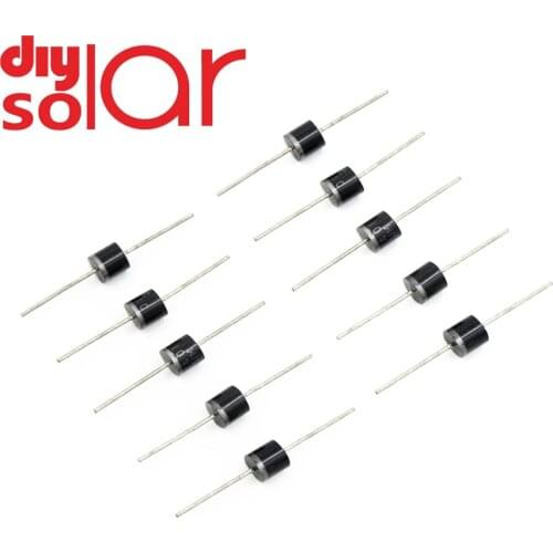 10pcs x Schottky Barrier Diodes Rectifier for Solar Cells Diode 6A 10A 15A 20A 1000V MIC 6A10 10A10 20A10 PV Solar panel DIY