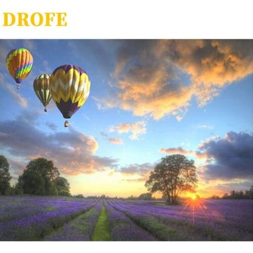 DROFE DIY Frame Painting By Numbers Wooden Frame 40x50cm Combination Unique Gift Wall Art Picture Artworks Home Decor