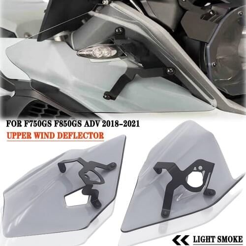 F750GS F850GS Motorcycle Upper Turn Signal Wind Deflector Side Fairing Windshield Windscreen FOR BMW F 750 850 GS ADV Adventure