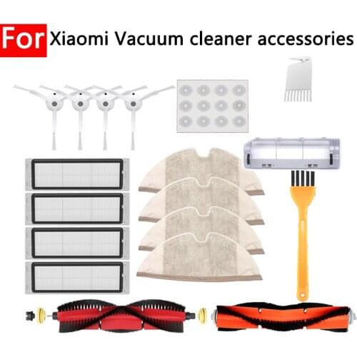 For Xiaomi Mijia Generation 1S 2S Or Roborock S50 S55 T4 T6 t65 Accessories Rag Hepa Filter Main Side Brush Cover Vacuum Cleaner