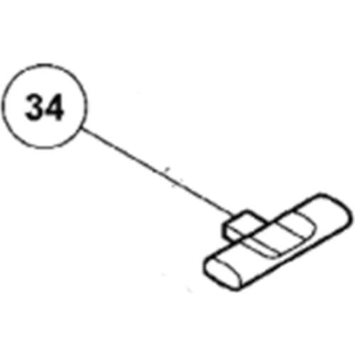 Toggle button For HIKOKI DS14DFL DS18DFL 324117