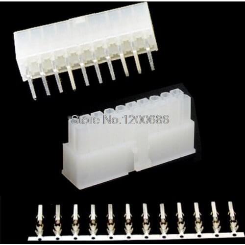 2*10PIN 20PIN Kit Pitch 4.2MM Curved Solid Needle 90 degree 5557 Double Row connector