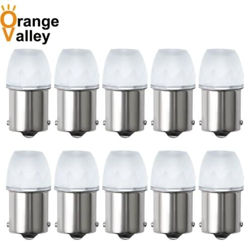 10PCS P21W P21 5W LED Bulb 1156 1157 BA15S BAY15D Led Car Signal Lamp R5W R10W DRL Daytime Running Light Auto DC 12V 24V