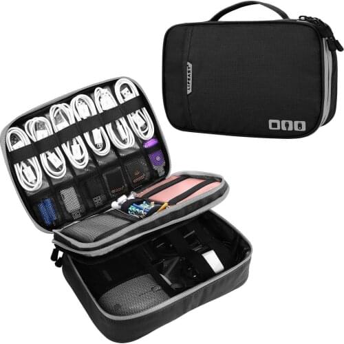 Multifunction Travel Cable Storage Bags Digital Electronic Mobile Power Gadget Organizer Cables Usb Charge Case Accessories Item