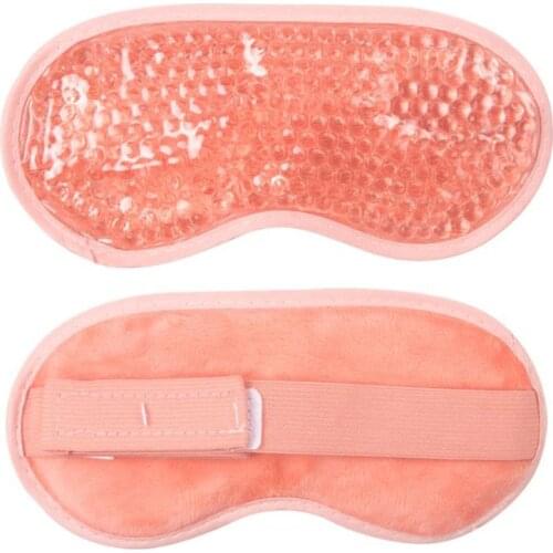 H7JC Reusable PVC Gel Beads Eye Mask Flexible Soothing Relaxing Sleeping Mask Ice Goggles for Hot Cold Therapy