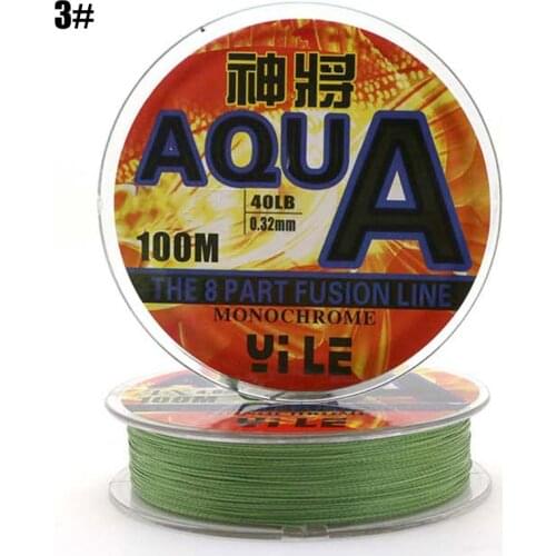 Braided Fishing Line 4/8 Strands Ultra Strong Braided Line 100 Meters Sea Fishing Weaving Fishing Line
