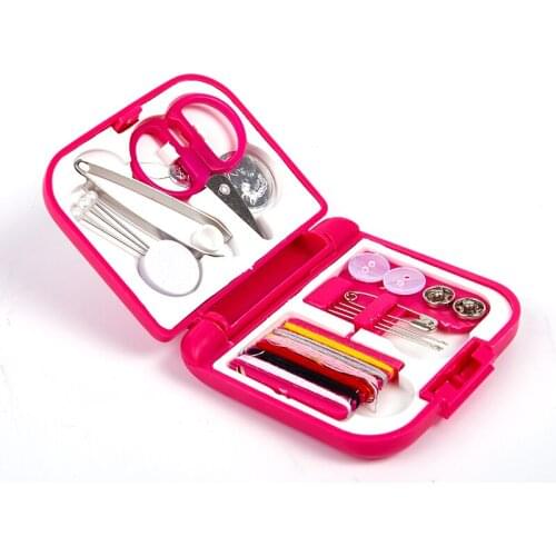 Portable Mini Travel Household Sewing Box Set Sewing Kit Storage Bags Sundries Organizer Home Tools toy