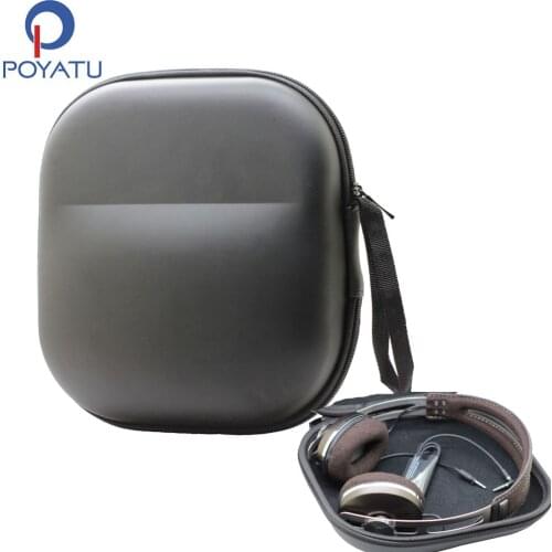 POYATU Earphone Case Bag For Sennheiser HD1 Momentum On-Ear Momentum 2.0 On-Ear Wireless Headphone Case Hard Cover Box GPYT-250